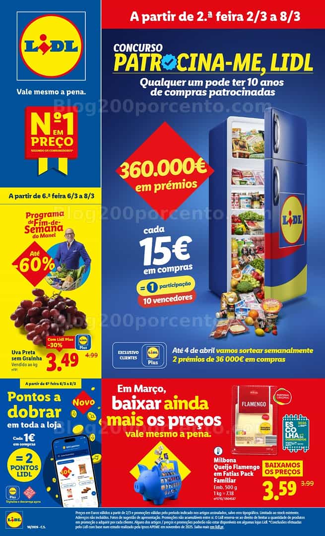 Antevisão Folheto LIDL Promoções de 2 a 8 março - Edição Digital