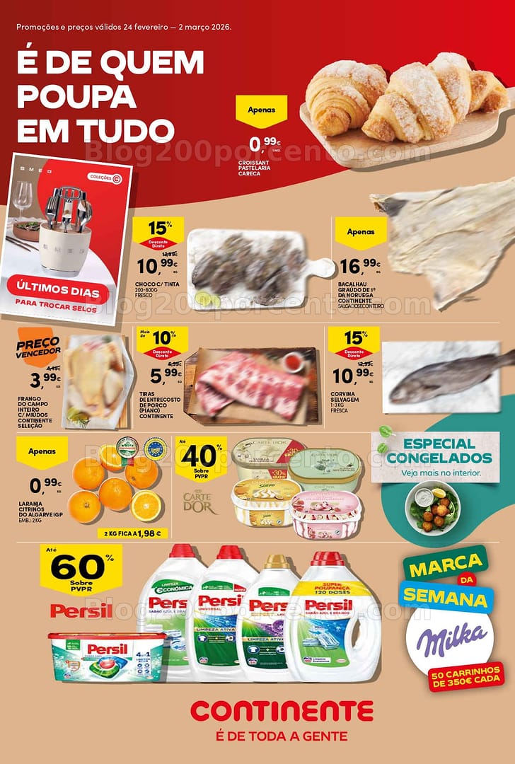 Antevisão Folheto CONTINENTE Bom Dia Promoções de 24 fevereiro a 2 março