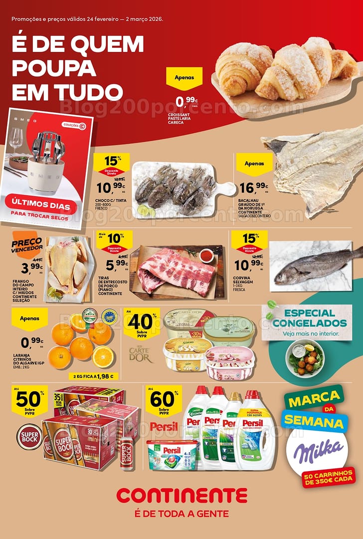 Antevisão Folheto CONTINENTE Bom Dia Promoções de 24 fevereiro a 2 março