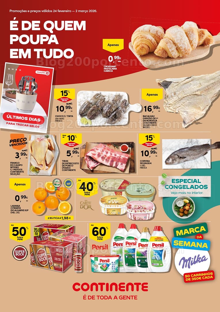Antevisão Folheto CONTINENTE Promoções de 24 fevereiro a 2 março - Edição Digital