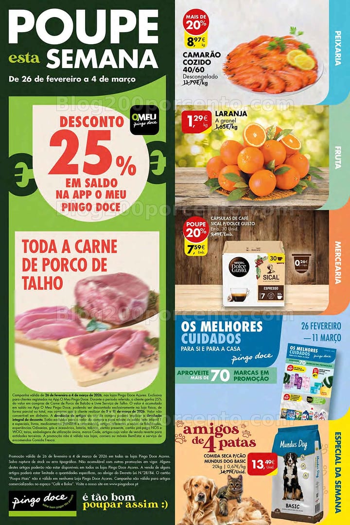 Antevisão Folheto PINGO DOCE Açores Promoções de 26 fevereiro a 4 março