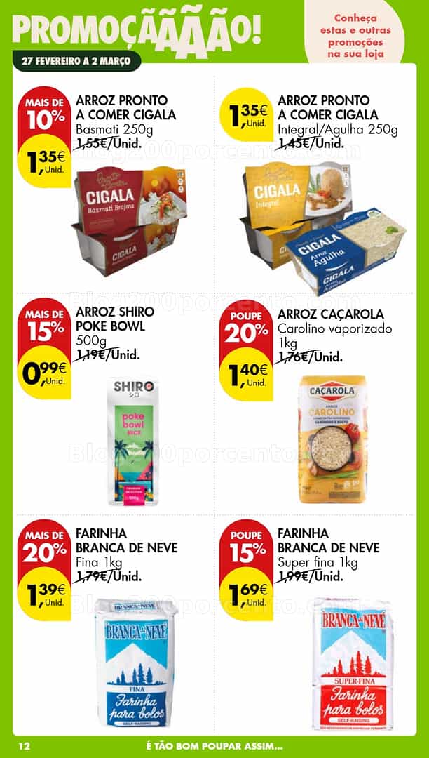 Antevisão Folheto PINGO DOCE Promoções Fim de Semana - 27 fevereiro a 1 março