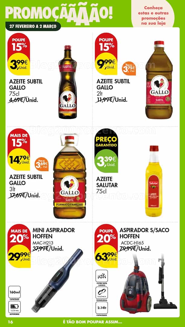 Antevisão Folheto PINGO DOCE Promoções Fim de Semana - 27 fevereiro a 1 março