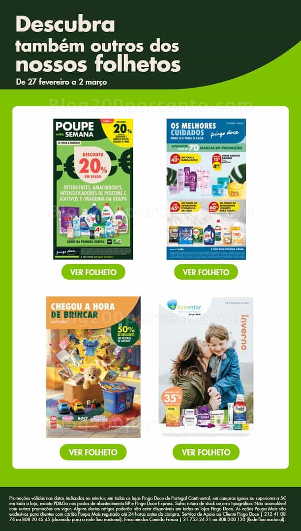 Antevisão Folheto PINGO DOCE Promoções Fim de Semana - 27 fevereiro a 1 março