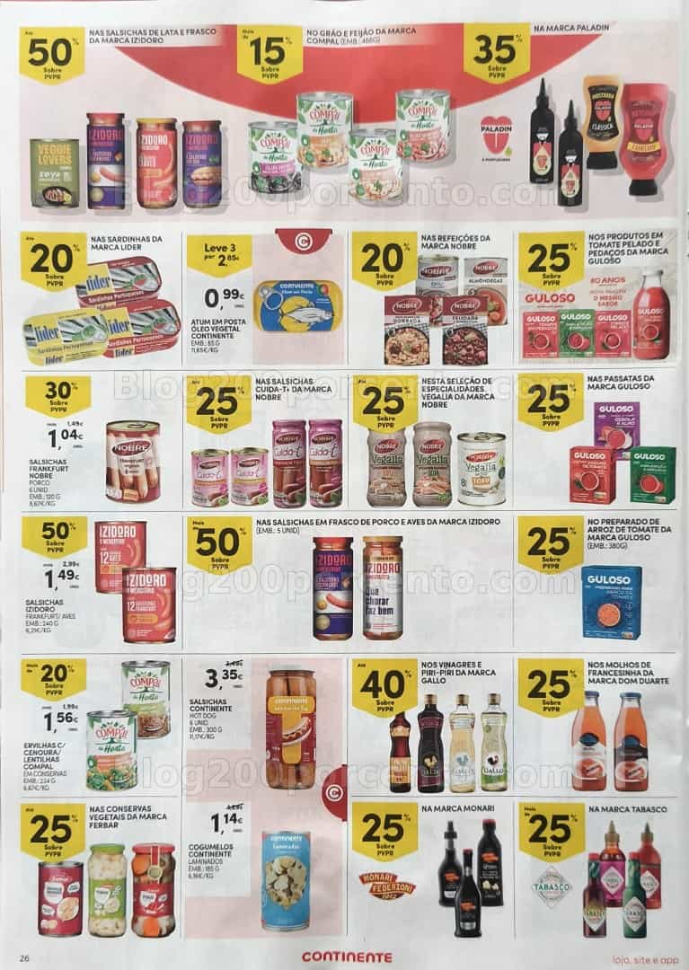 Antevisão Folheto CONTINENTE Promoções de 24 fevereiro a 2 março