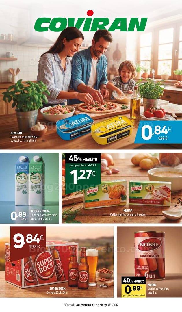 Antevisão Folheto COVIRAN Promoções de 24 fevereiro a 8 março