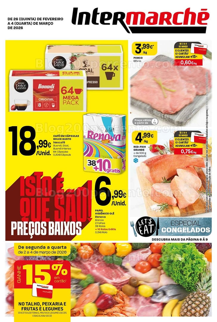 Antevisão Folheto INTERMARCHÉ Contact Promoções de 26 fevereiro a 4 março