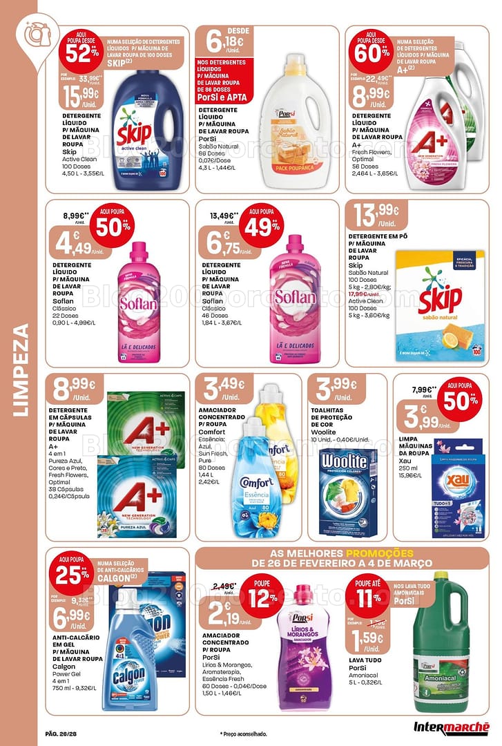 Antevisão Folheto INTERMARCHÉ Contact Promoções de 26 fevereiro a 4 março
