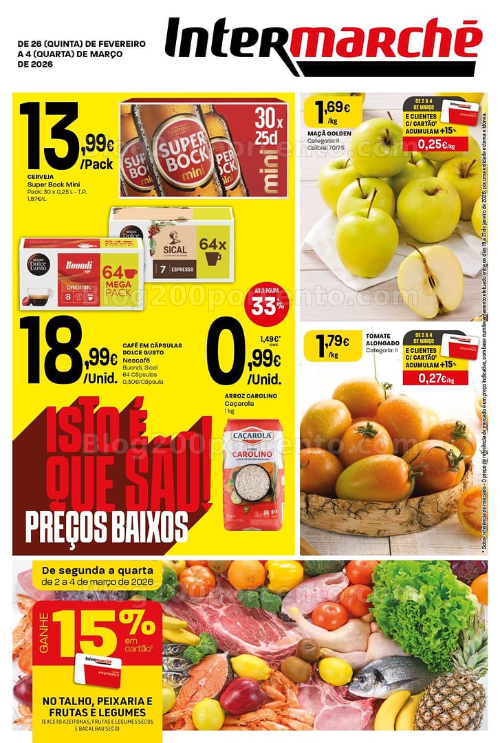 Antevisão Folheto INTERMARCHÉ Mini Promoções de 26 fevereiro a 4 março