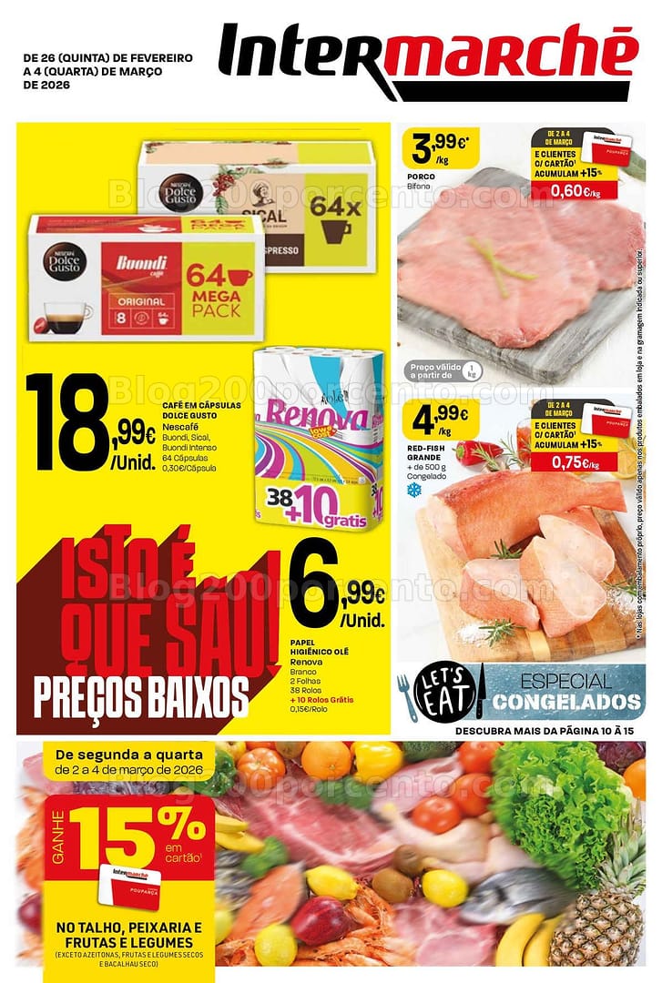 Antevisão Folheto INTERMARCHÉ Super Promoções de 26 fevereiro a 4 março