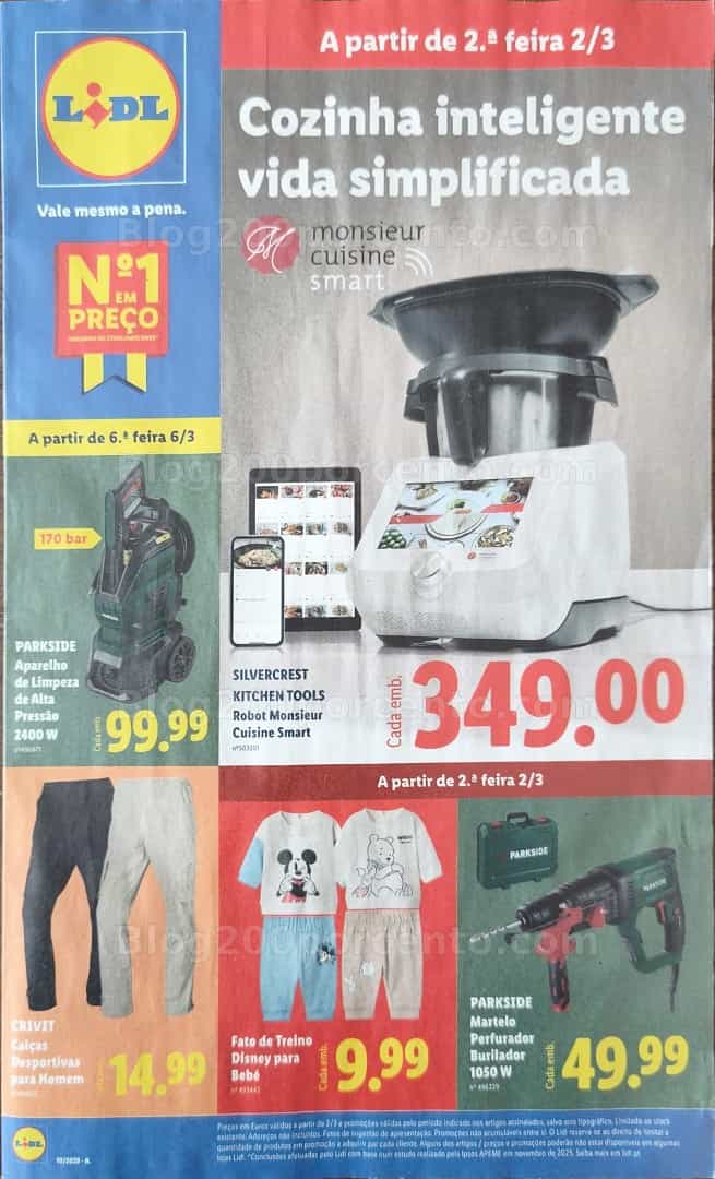 Antevisão Folheto LIDL Bazar Promoções de 2 a 12 março