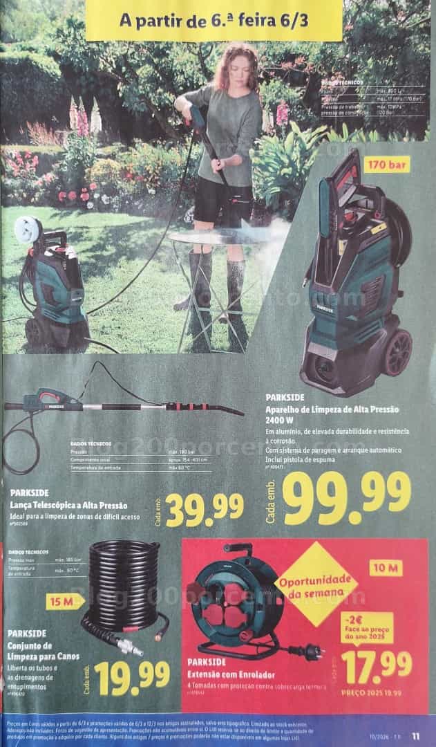 Antevisão Folheto LIDL Bazar Promoções de 6 a 12 março