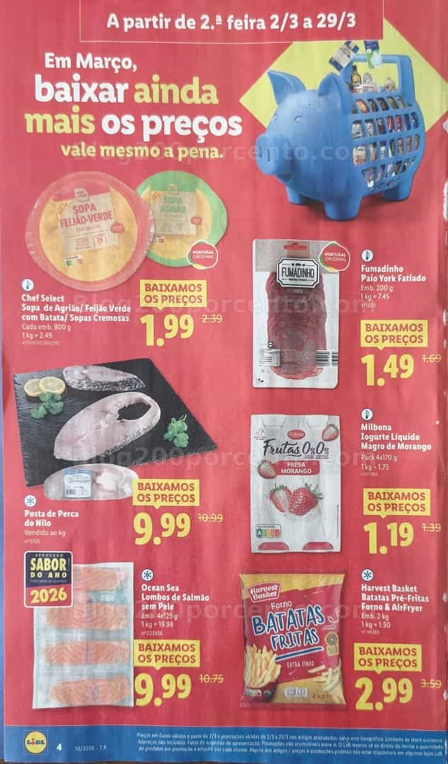 Antevisão Folheto LIDL Promoções de 2 a 8 março