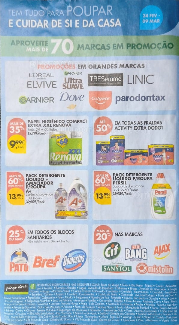 Antevisão Folheto PINGO DOCE Promoções de 24 fevereiro a 9 março