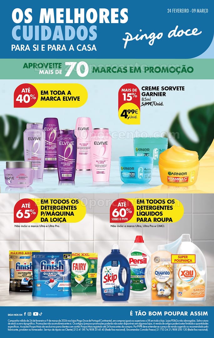 Antevisão Folheto PINGO DOCE Especial Limpeza Promoções de 24 fevereiro a 9 março - Edição Digital
