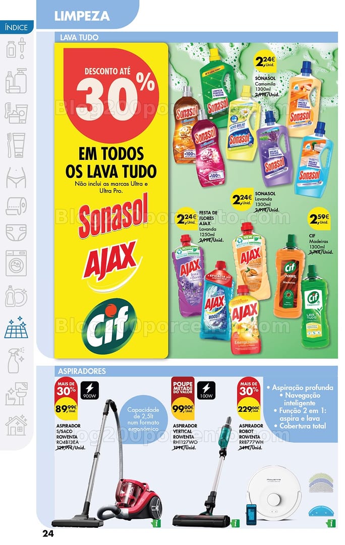 Antevisão Folheto PINGO DOCE Especial Limpeza Promoções de 24 fevereiro a 9 março - Edição Digital