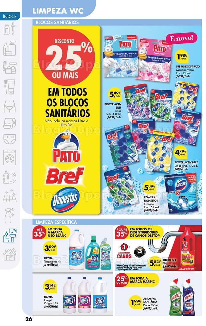 Antevisão Folheto PINGO DOCE Especial Limpeza Promoções de 24 fevereiro a 9 março - Edição Digital