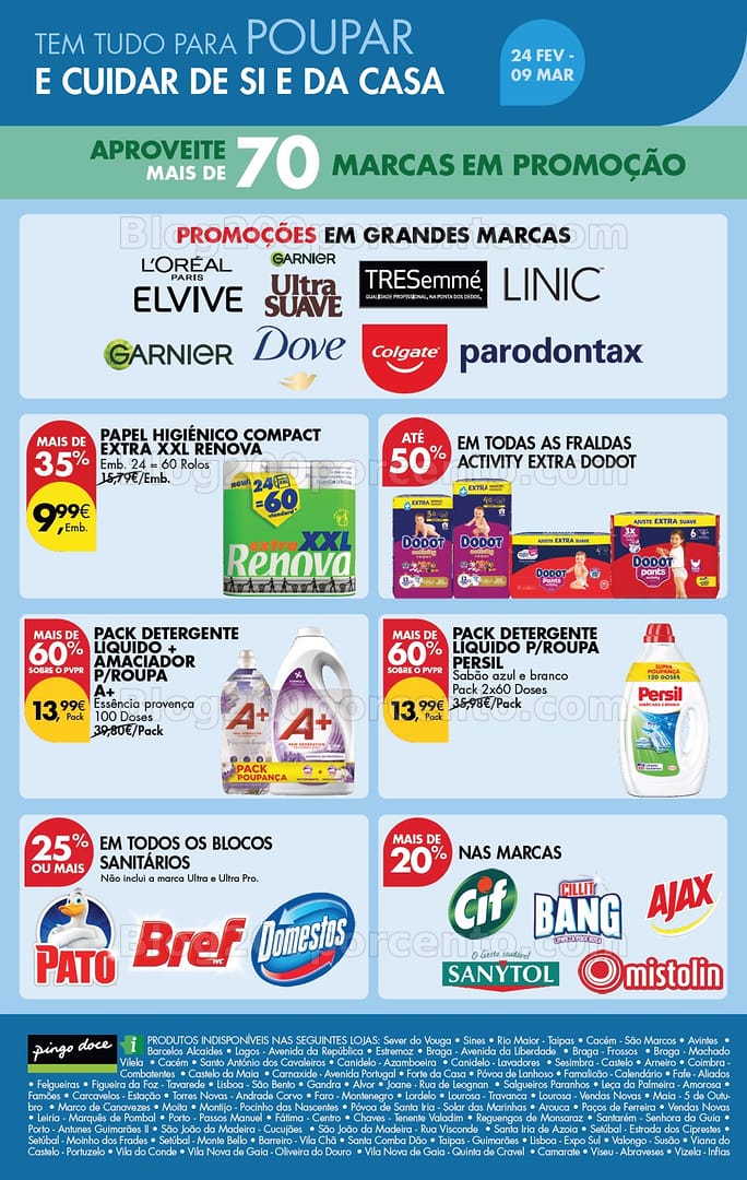 Antevisão Folheto PINGO DOCE Especial Limpeza Promoções de 24 fevereiro a 9 março - Edição Digital