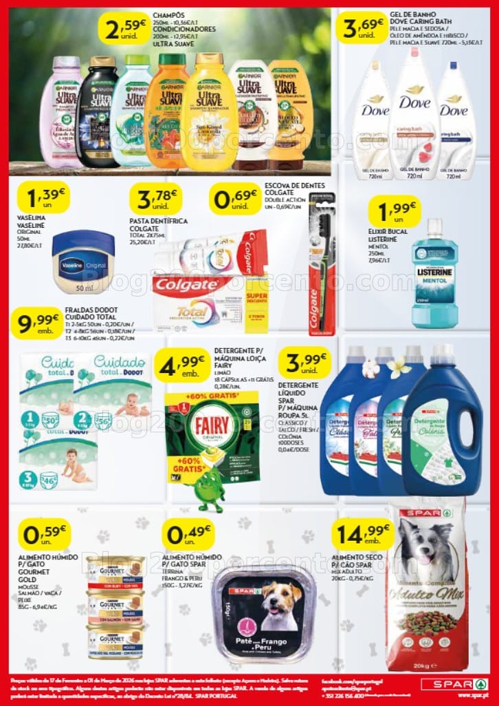 Antevisão Folheto SPAR Promoções até 1 março