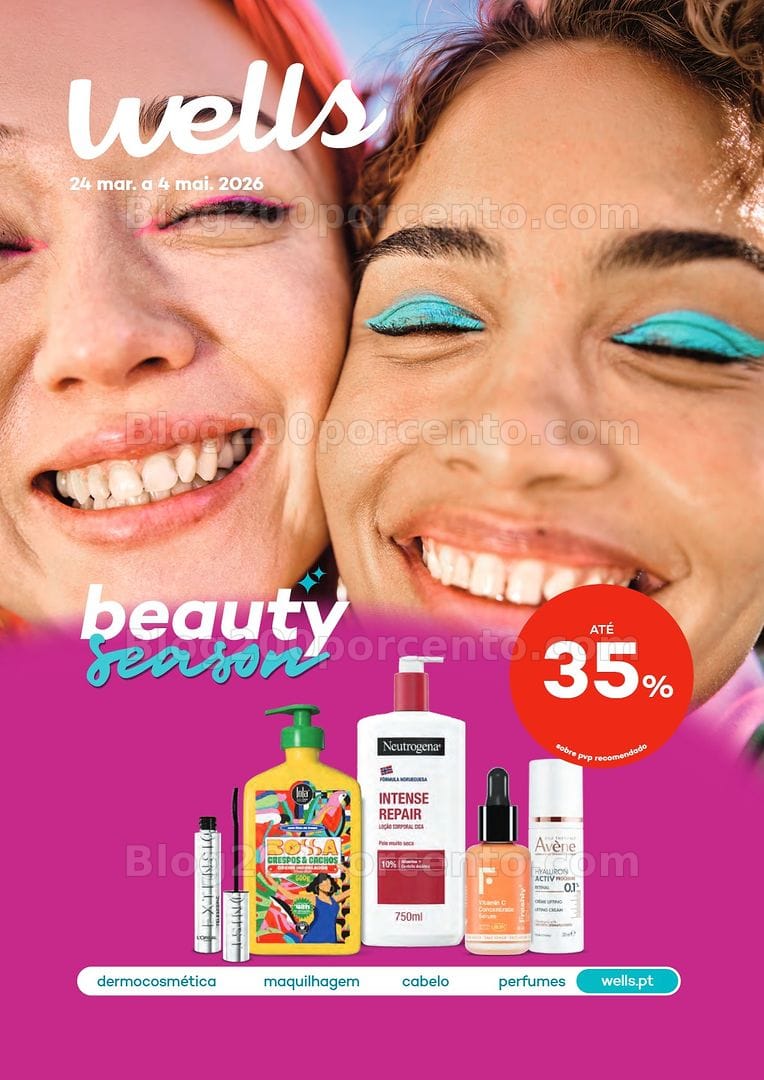 Antevisão Folheto WELLS Promoções de 24 março a 4 maio