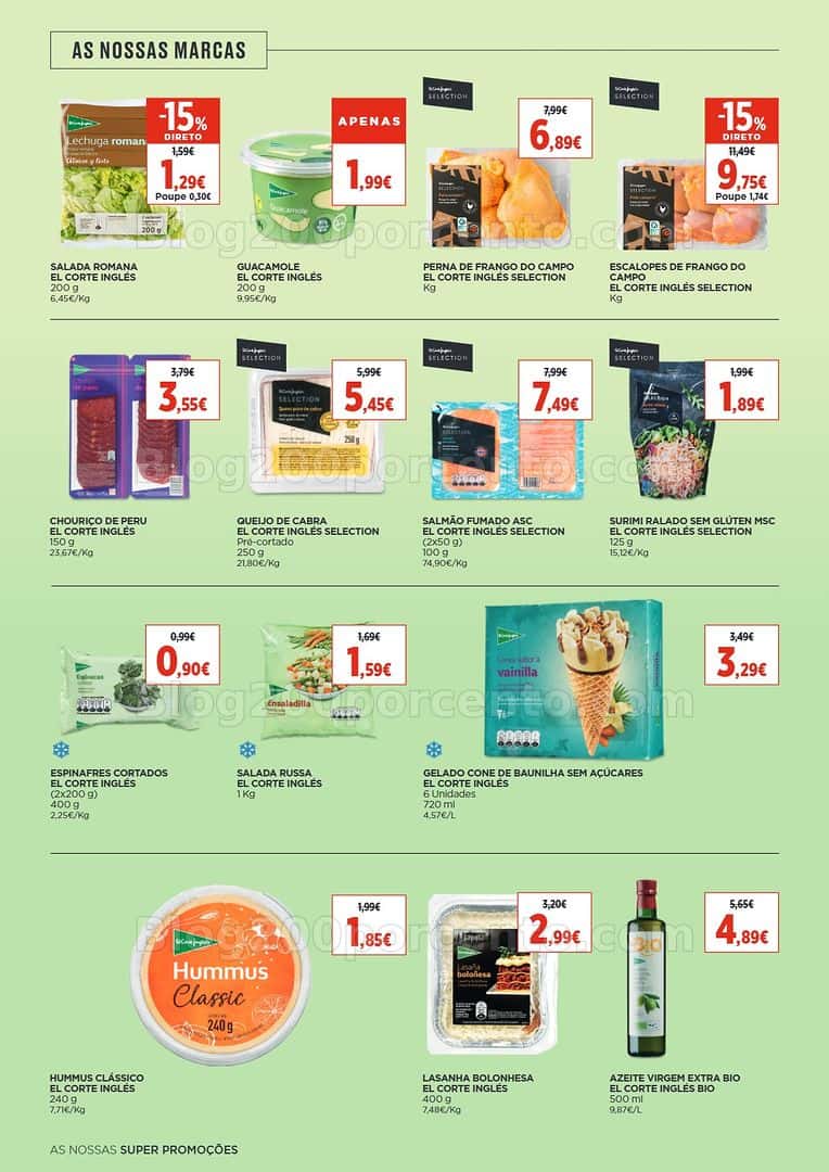 Antevisão Folheto EL CORTE INGLÉS Promoções de 6 a 23 abril