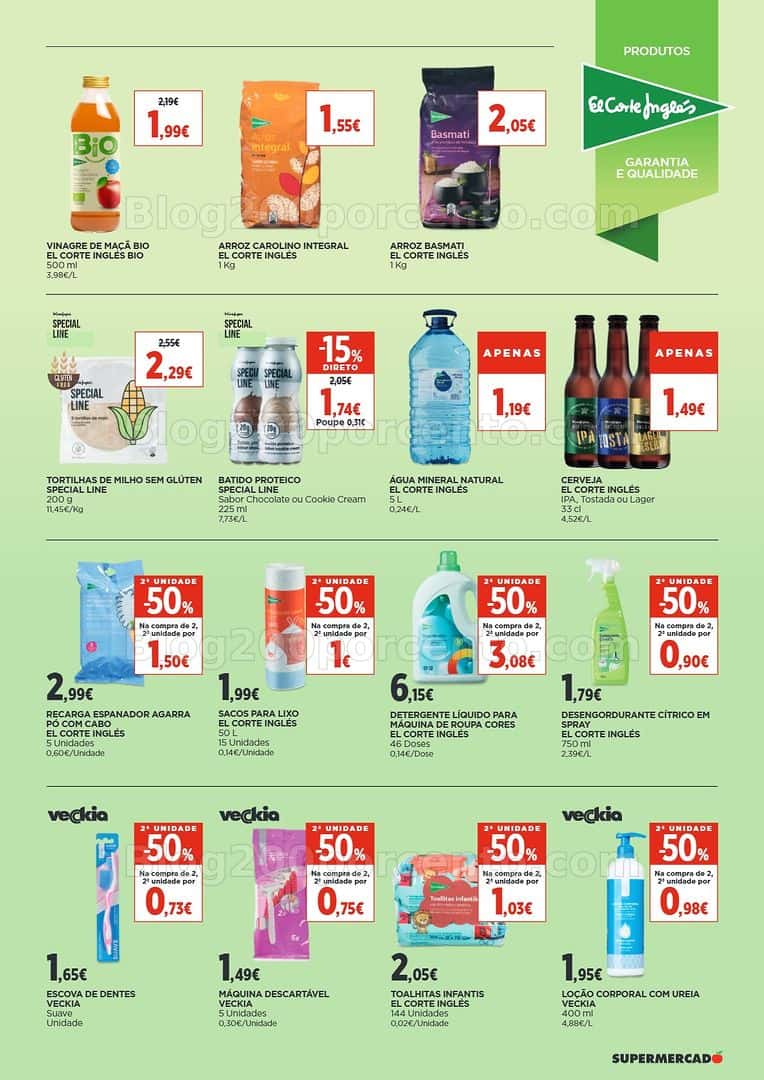 Antevisão Folheto EL CORTE INGLÉS Promoções de 6 a 23 abril