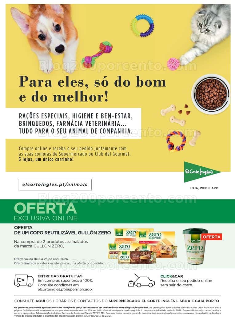 Antevisão Folheto EL CORTE INGLÉS Promoções de 6 a 23 abril
