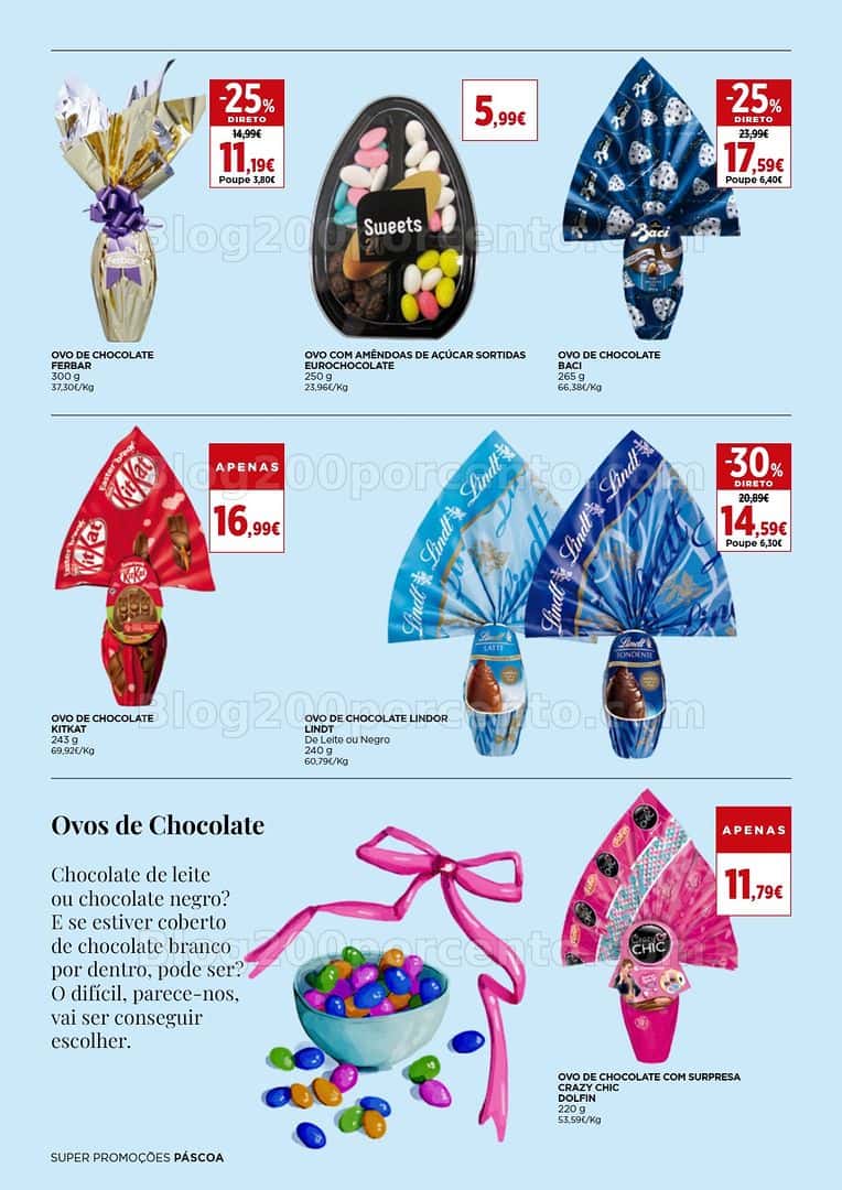 Antevisão Folheto EL CORTE INGLÉS Páscoa Promoções de 13 março a 5 abril