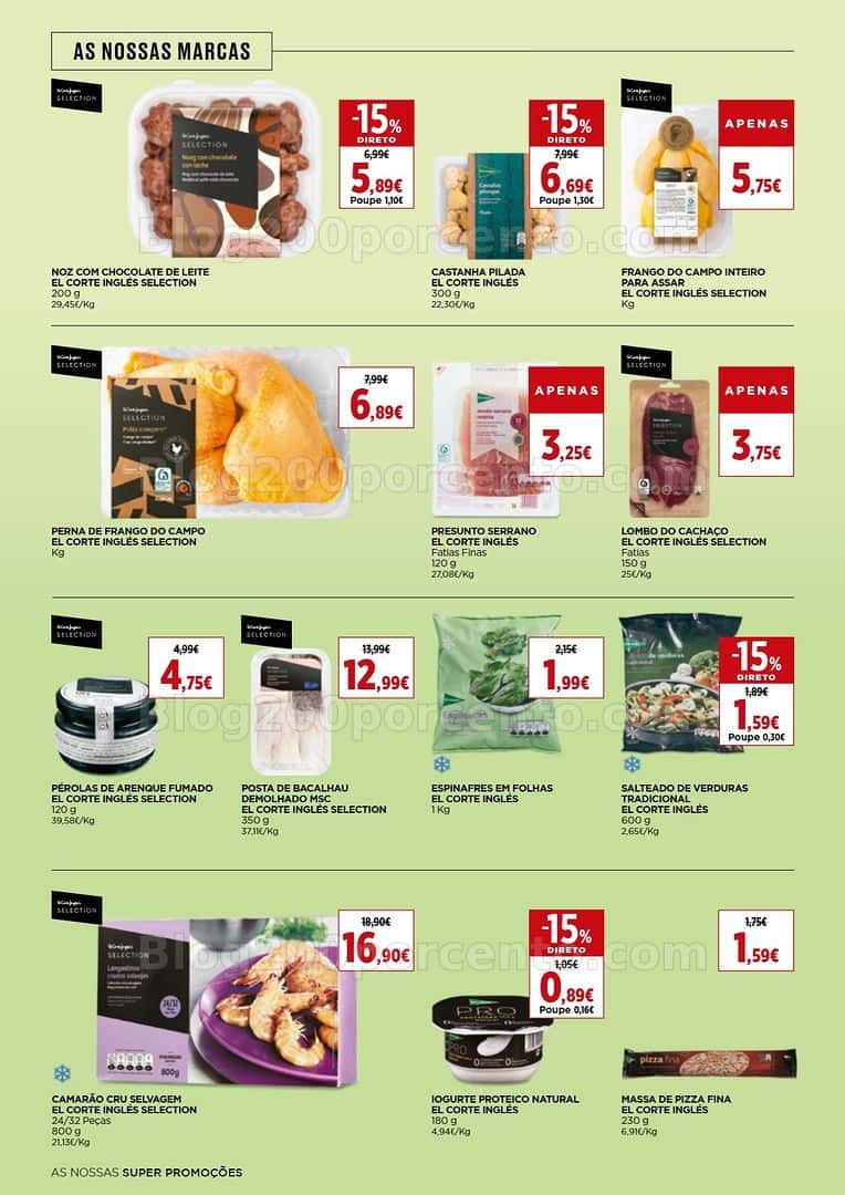 Antevisão Folheto EL CORTE INGLÉS Páscoa Promoções de 13 março a 5 abril