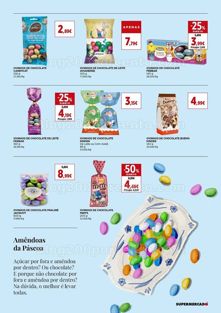 Antevisão Folheto EL CORTE INGLÉS Páscoa Promoções de 13 março a 5 abril