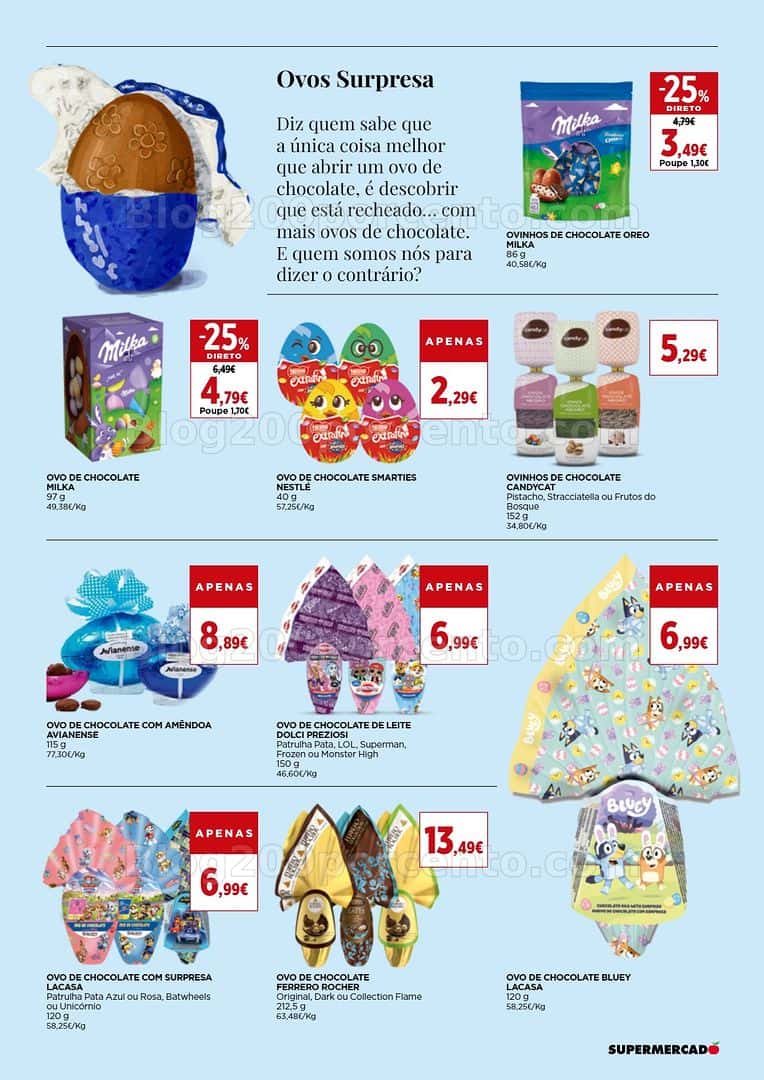 Antevisão Folheto EL CORTE INGLÉS Páscoa Promoções de 13 março a 5 abril