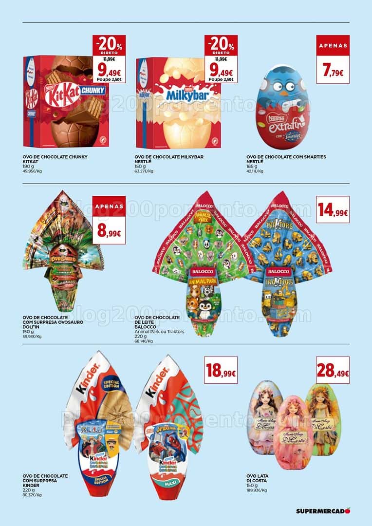 Antevisão Folheto EL CORTE INGLÉS Páscoa Promoções de 13 março a 5 abril