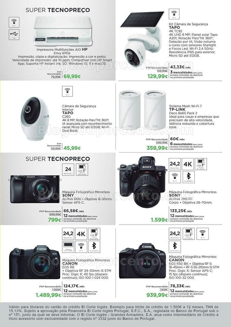 Antevisão Folheto EL CORTE INGLÉS Tecnologia Promoções de 20 março a 5 abril