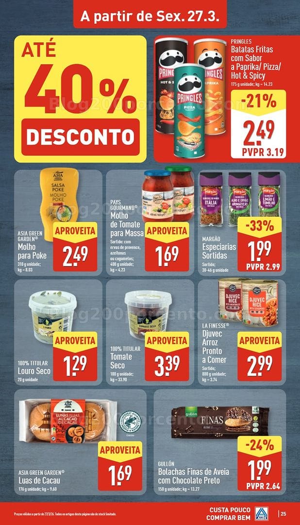 Antevisão Folheto ALDI Saldos de Abertura Promoções de 27 março a 3 abril