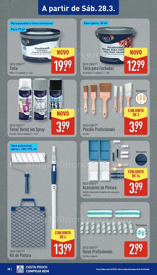 Antevisão Folheto ALDI Saldos de Abertura Promoções de 27 março a 3 abril