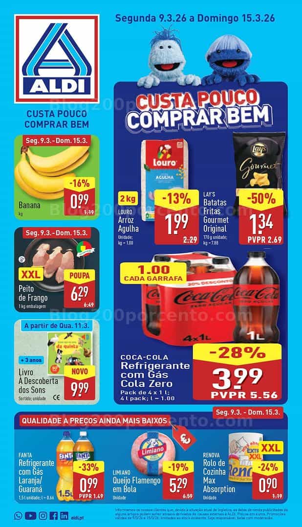 Antevisão Folheto ALDI Promoções de 9 a 15 março - Edição Digital