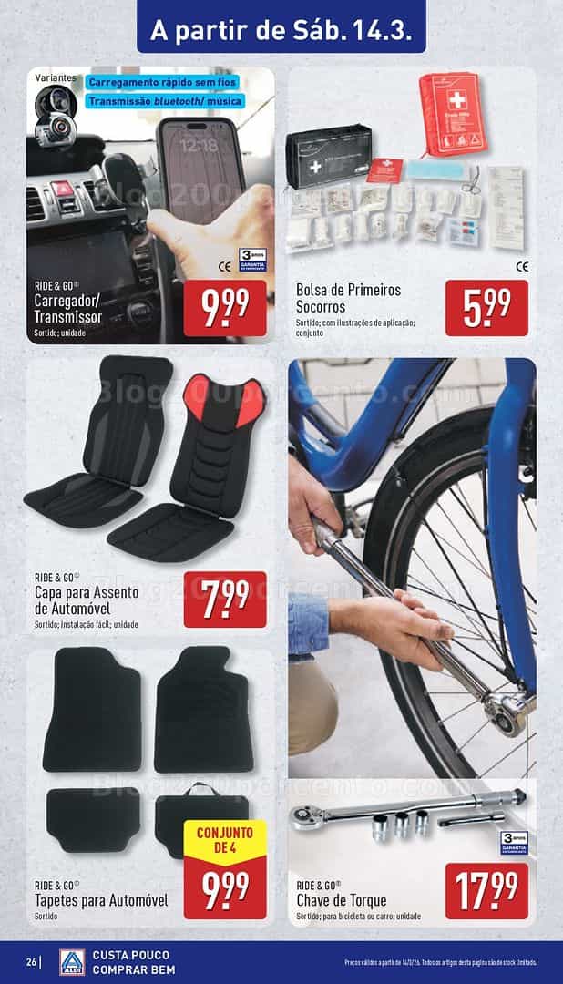 Antevisão Folheto ALDI Bazar Promoções de 14 a 15 março - Edição Digital