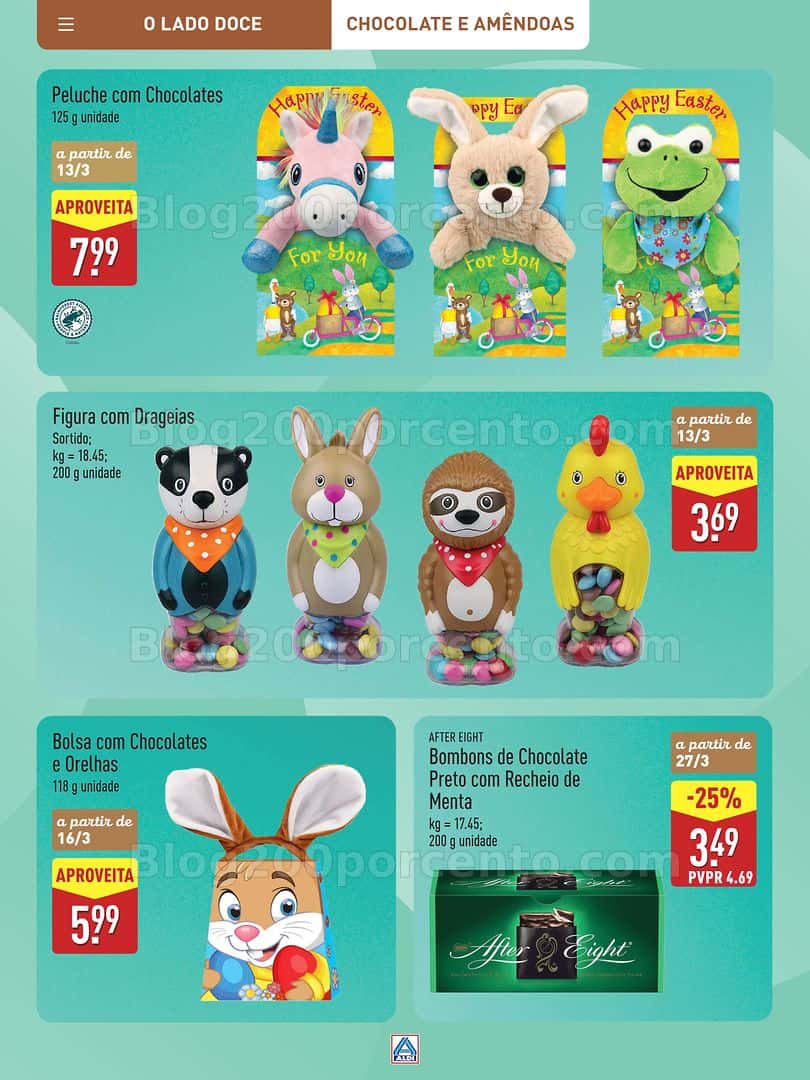 Antevisão Folheto ALDI Páscoa Promoções a partir de 12 março