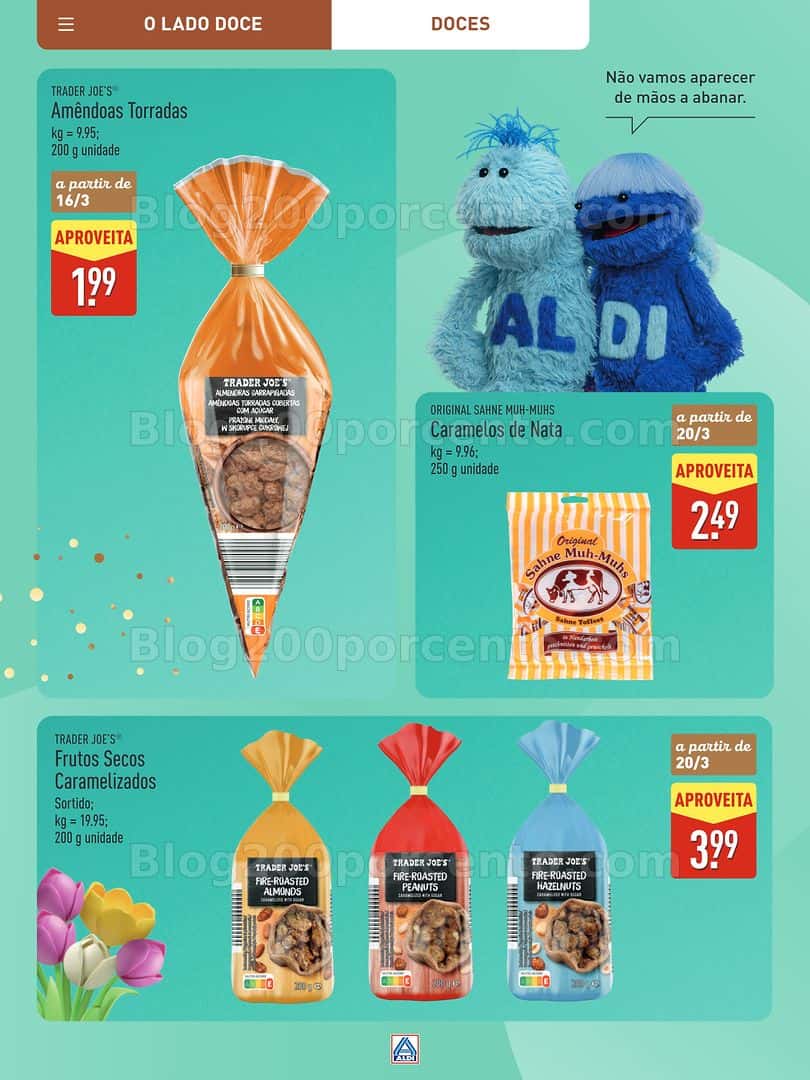 Antevisão Folheto ALDI Páscoa Promoções a partir de 12 março