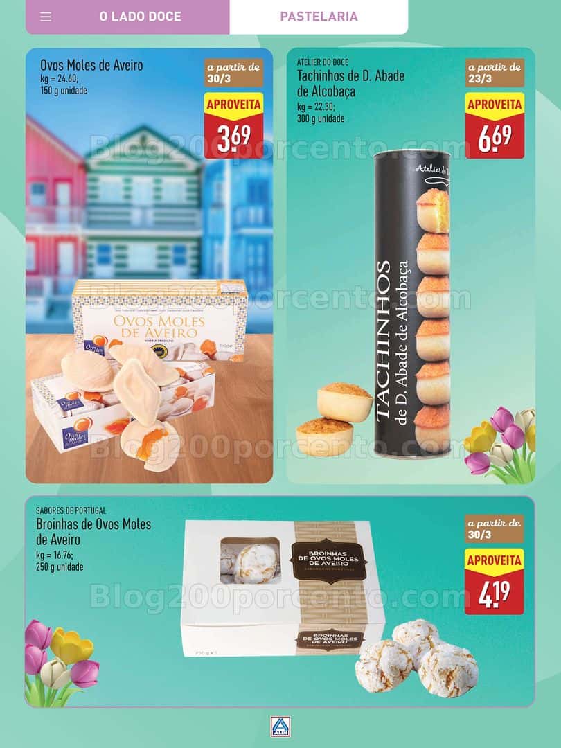 Antevisão Folheto ALDI Páscoa Promoções a partir de 12 março
