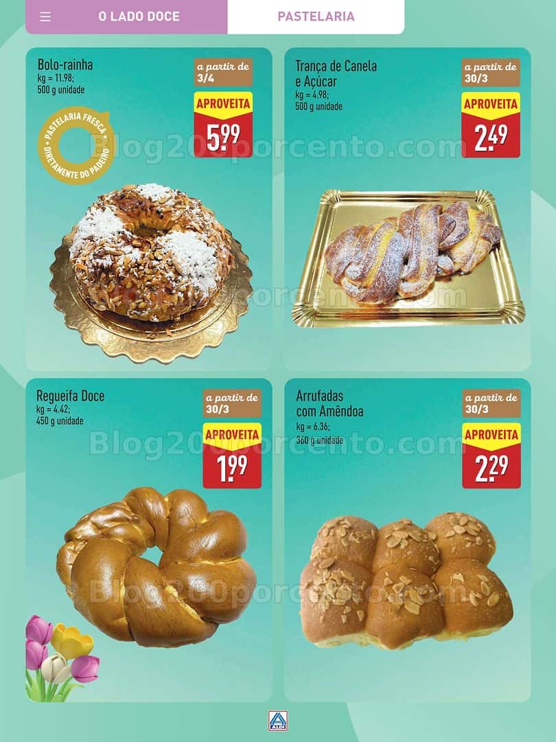 Antevisão Folheto ALDI Páscoa Promoções a partir de 12 março