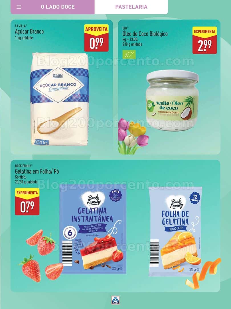 Antevisão Folheto ALDI Páscoa Promoções a partir de 12 março