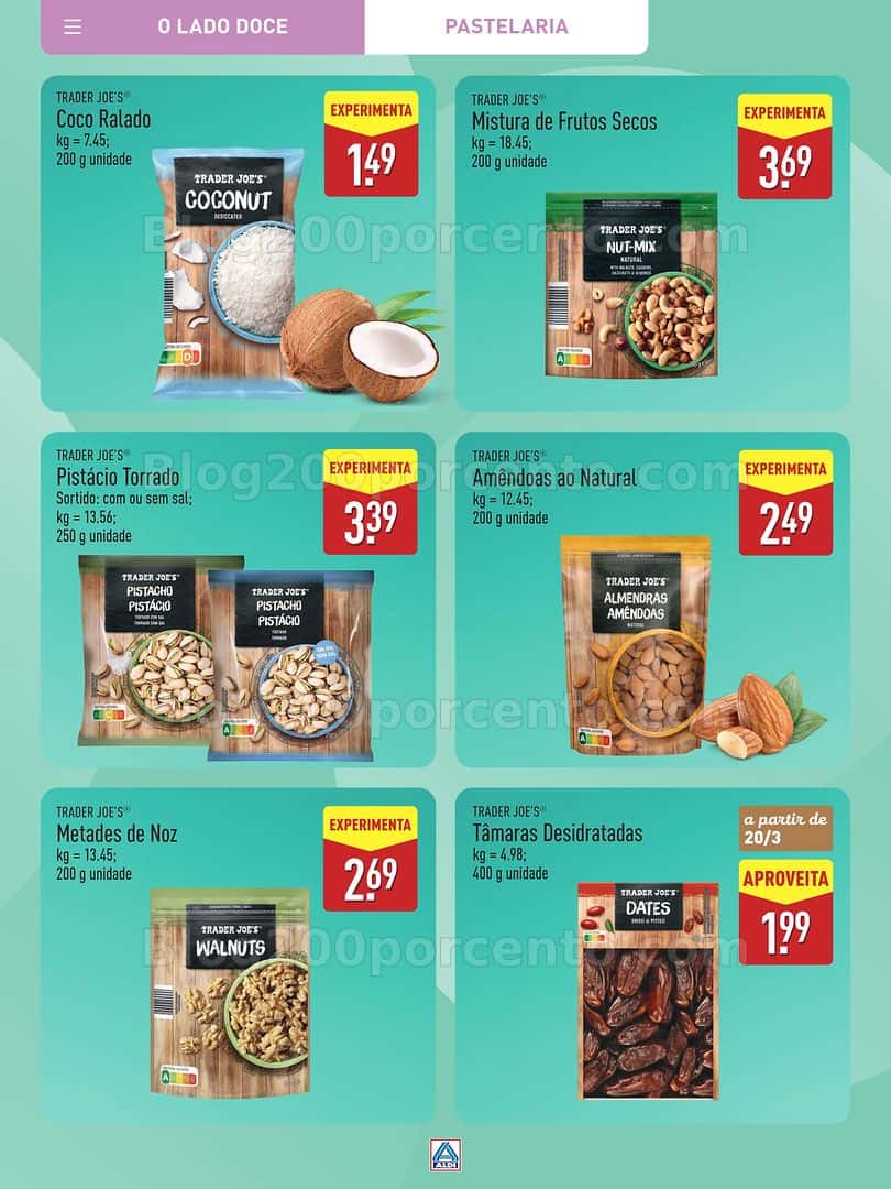 Antevisão Folheto ALDI Páscoa Promoções a partir de 12 março