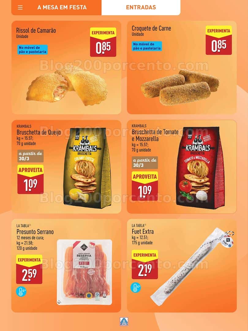 Antevisão Folheto ALDI Páscoa Promoções a partir de 12 março