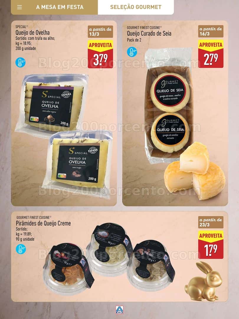 Antevisão Folheto ALDI Páscoa Promoções a partir de 12 março