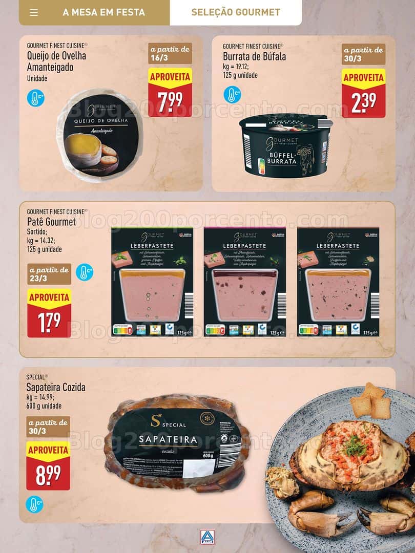 Antevisão Folheto ALDI Páscoa Promoções a partir de 12 março