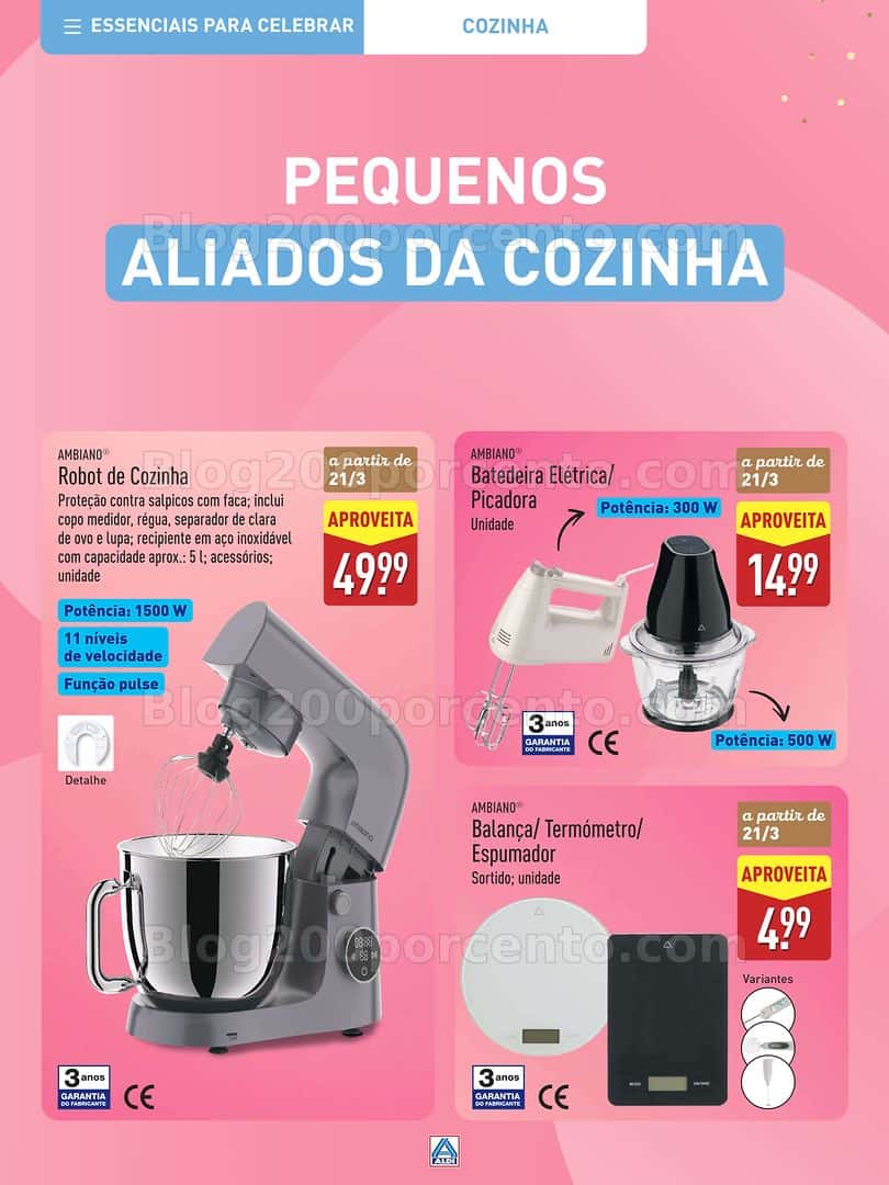 Antevisão Folheto ALDI Páscoa Especial Cozinha Promoções a partir de 12 março