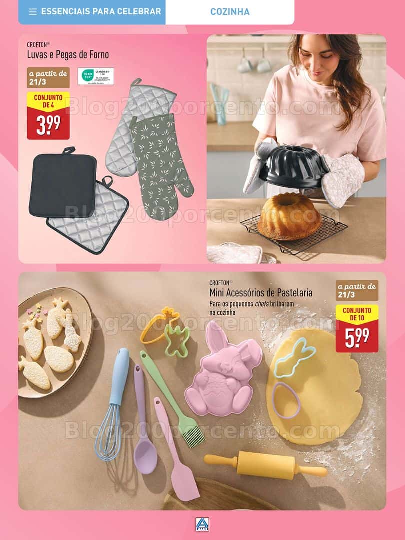 Antevisão Folheto ALDI Páscoa Promoções a partir de 12 março