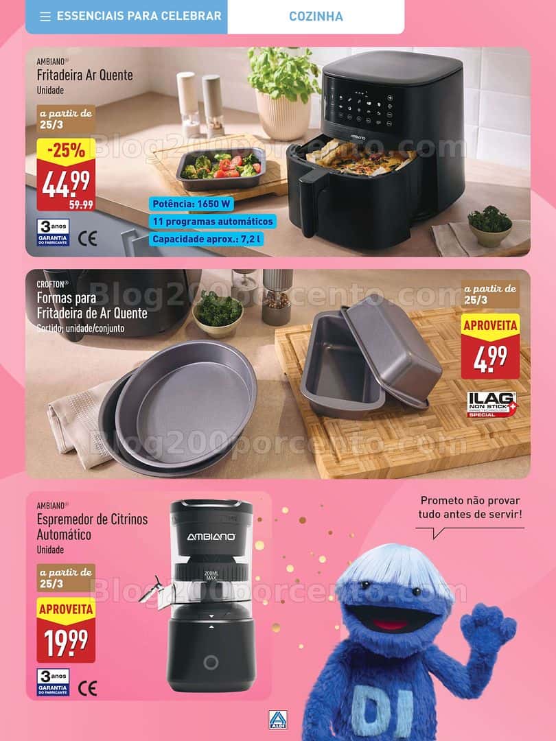 Antevisão Folheto ALDI Páscoa Promoções a partir de 12 março