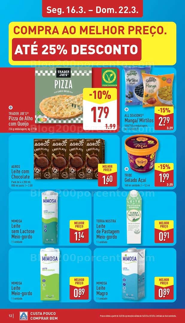 Antevisão Folheto ALDI Promoções de 16 a 22 março